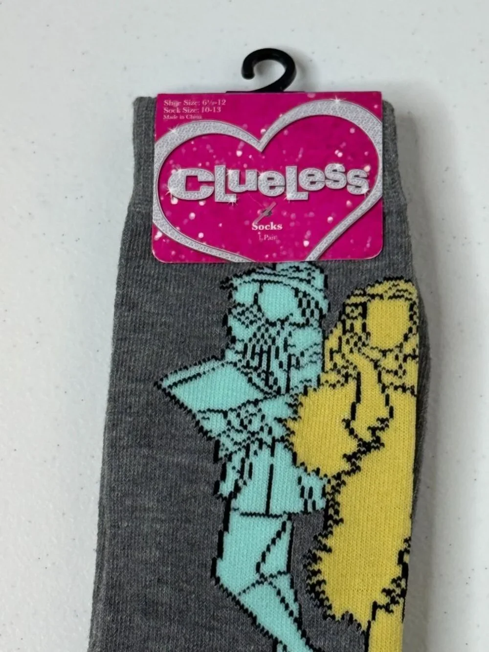 Clueless Movie Crew Socks Cher Dionne NWT